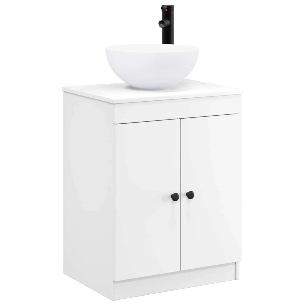Set di mobili per il bagno Bianco Legno ingegnerizzato 3404214