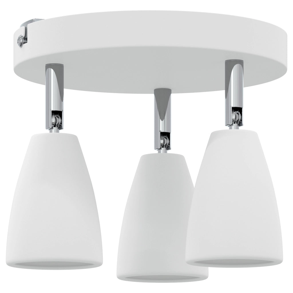Faretto da Soffitto 3 Vie Regolabile Bianco GU10