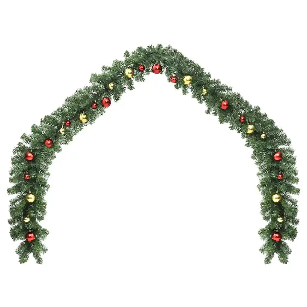 Ghirlanda di Natale con 600 LED 2 pz Verde PVC CFW2213863