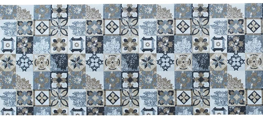 Tappeto passatoia antiscivolo made in Italy diversi modelli 50x500cm - Nero