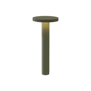 TIBERIO Bollard Led 10W 82° IP65 3000K 20D 45cm in alluminio finitura Verde - Illuminazione da esterno professionale per giardini