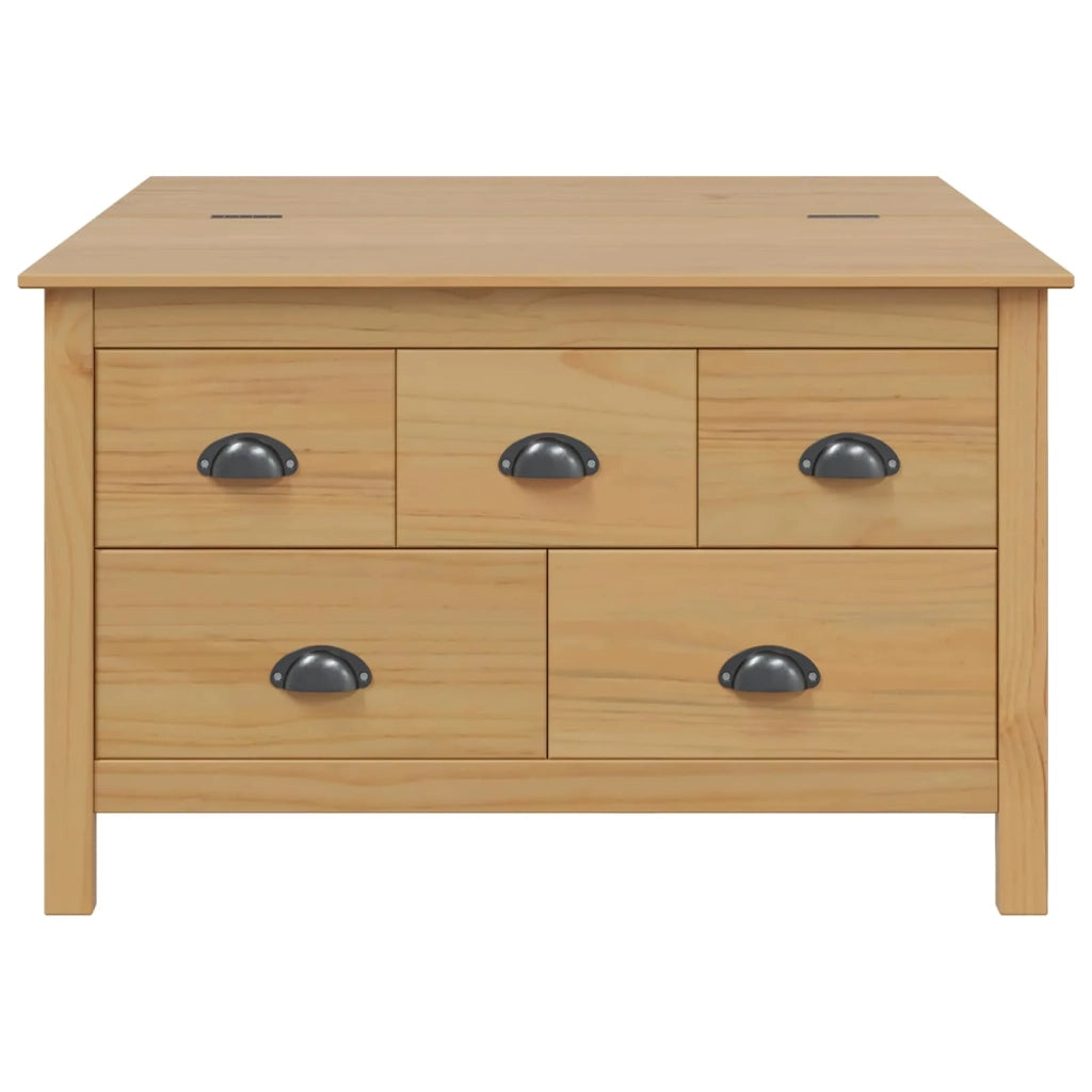 Tavolino da salotto Marrone miele 79,5 x 79,5 x 49 cm