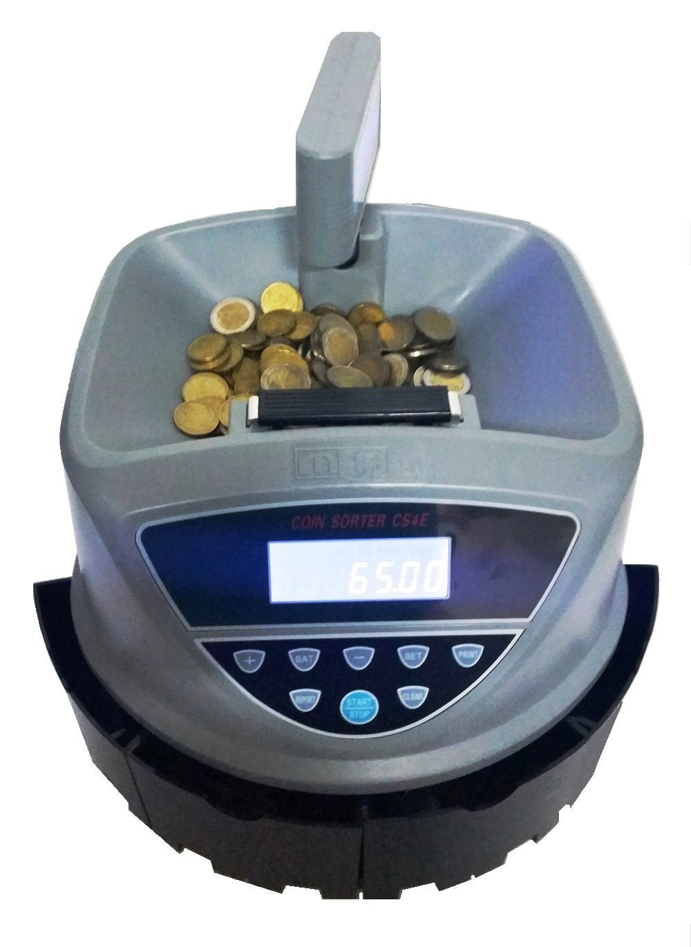 Macchina Conta Monete 4 Cassetti 2 Display MBS Coin Sorter Evolution CS4E Nero