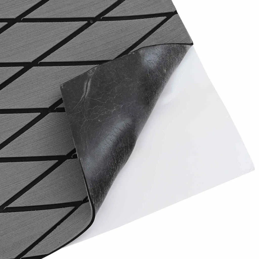 Tappetino per Barche Grigio Chiaro e Nero 190 x 70 cm EVA 42046778