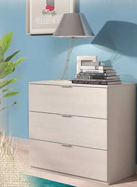 Cassettiera 3 cassetti colore rovere