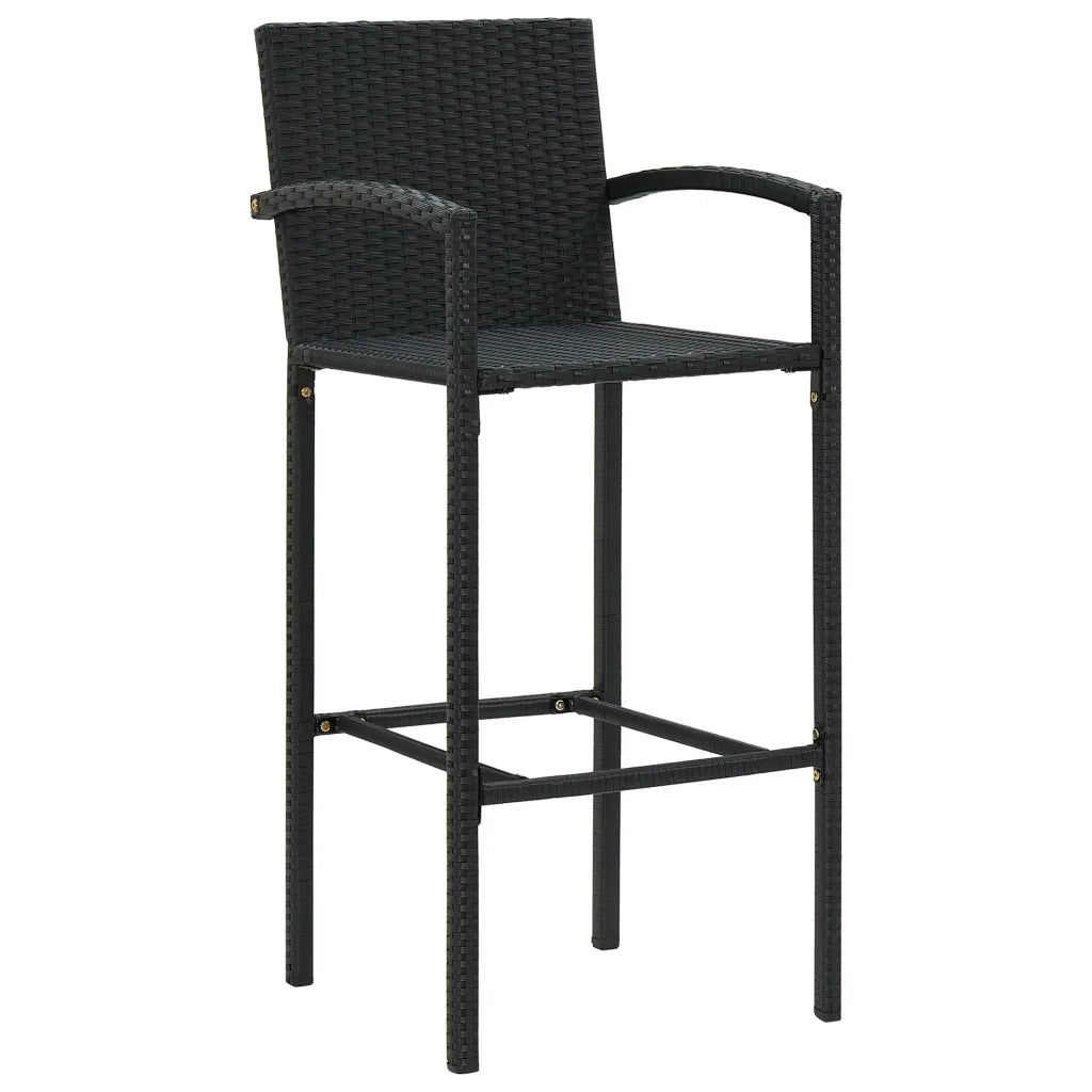 Set Bar da Giardino 9 pz Nero 3068020