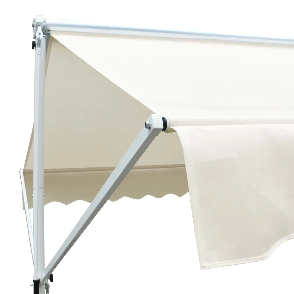 Tenda da Sole a Gazebo-Tenda da giardino 4x3 m Crema