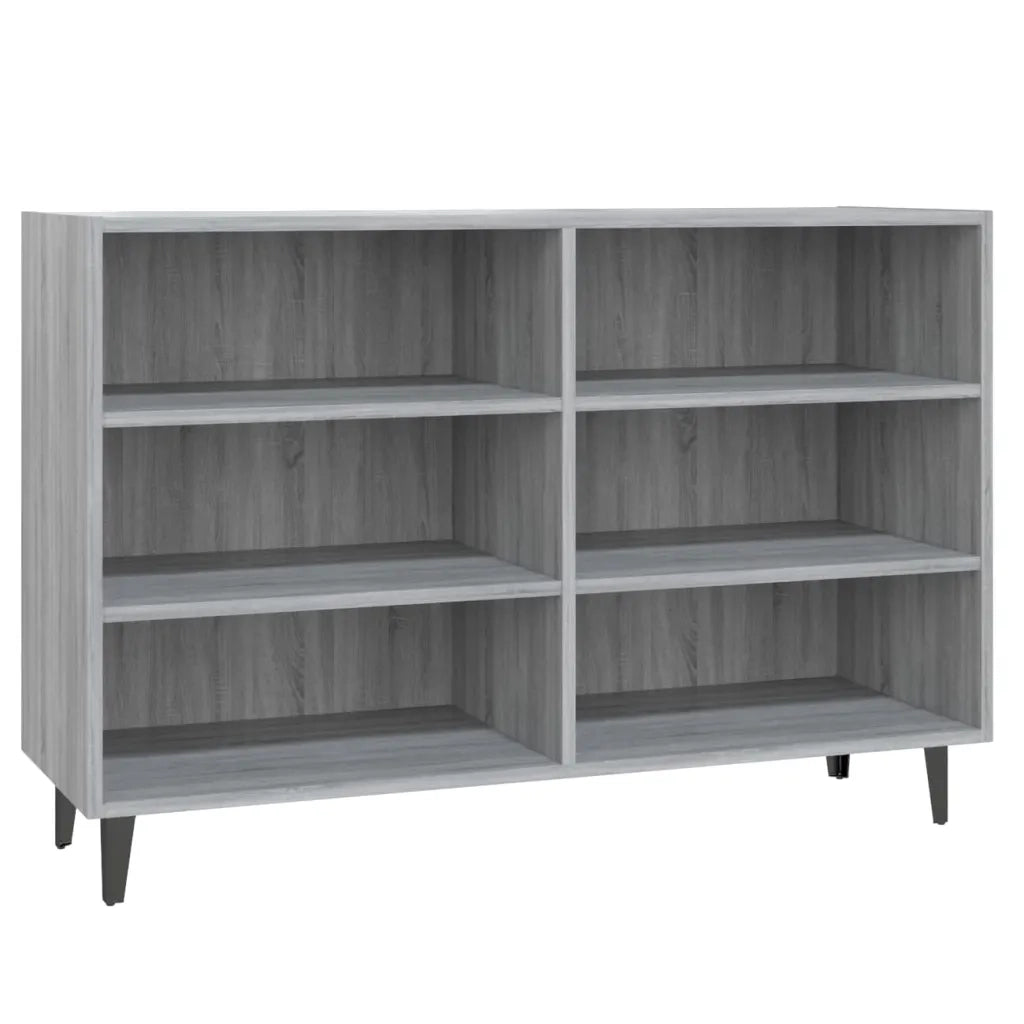 Credenza-Buffet-Armadio da cucina Grigio Sonoma 103,5x35x70 cm in Truciolato
