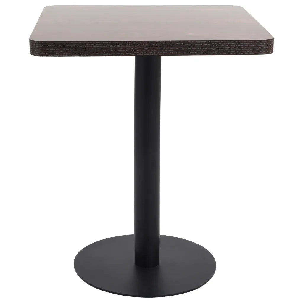 Tavolo da Bistrot Marrone Scuro 60x60 cm in MDFcod mxl 121086