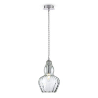 Lampada pendente Pendant in Metallo Eustoma Nickel