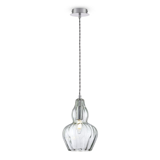 Lampada pendente Pendant in Metallo Eustoma Nickel