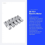 Motore elettrico DC 12 V - Alta coppia - Robusto e duraturo - Alluminio - Motore con ingranaggio a vite turbo - Per diverse applicazioni - 62 giri al minuto
