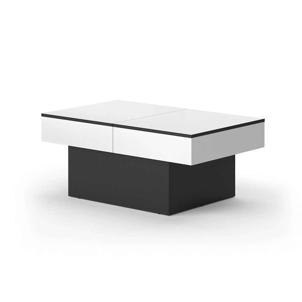 Vicco Tavolino salotto Nero 95 x 58 cm Estensibile