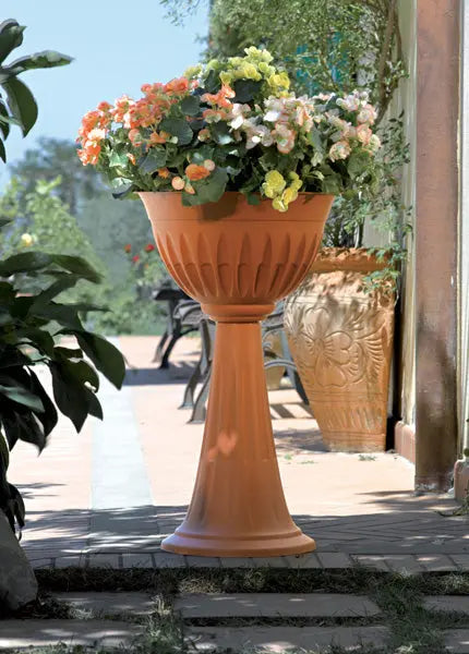 Colonna alba d.cm.43 h.74,5 diversi colori Colore: TERRACOTTA