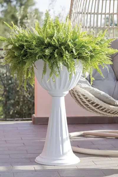 Colonna alba d.cm.43 h.74,5 diversi colori Colore: BIANCO