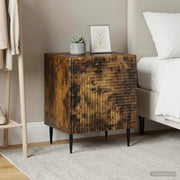 Armadio da Notte 2 pcs Rovere Fumo 43 x 34,5 x 50 cm 894806