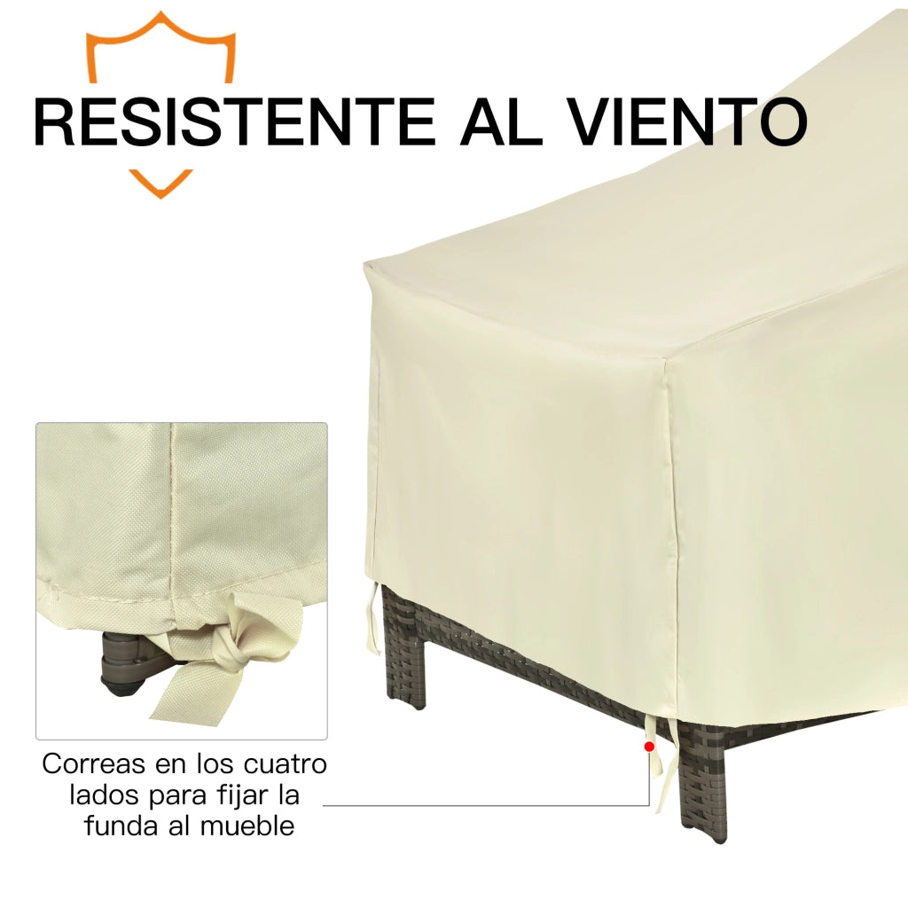Funda Protettiva per Mobili da Giardino ¨C zephmum ¨C Beige 68x87x77cm