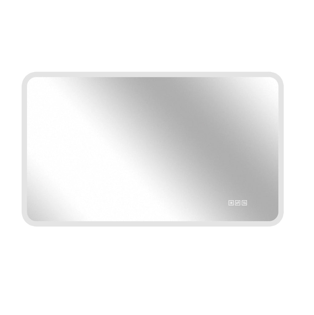 Specchio LED da bagno con antiappannamento e luce regolabile