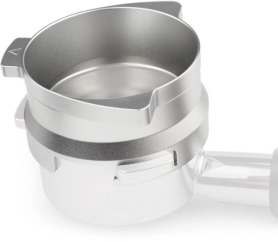 54 mm dosatore espresso adatta per portafiltro Breville Barista (aluminium - argento)