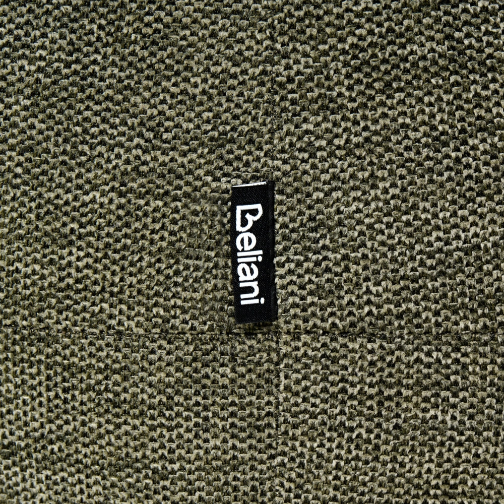 Panca imbottita in tessuto color verde scuro Pouf da letto Pouf da salotto Pouf da camera da letto