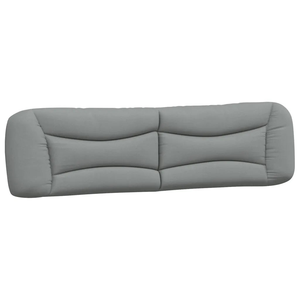 Cuscino Testiera Hvar Grigio Chiaro 200 cm in Tessuto CFW8793169