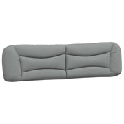 Cuscino Testiera Hvar Grigio Chiaro 200 cm in Tessuto CFW8793169
