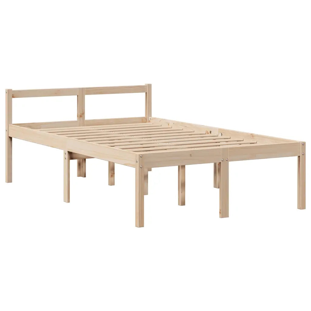 vidaXL Letto Libreria senza Materasso 135x190 cm in Legno di Pino