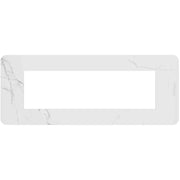 Placca Bticino MatixGO Effects 7 moduli Carrara effetto marmo JA4807EM