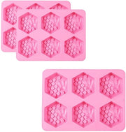 Siliconi in forma di Vespa/Ragnatela - 3 pezzi - Resistente all'olio - Per sapone/cioccolato - Superficie liscia e pulita - Muffiniera