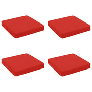 Cuscini per Sedia in 4 Pezzi VUGHT 4 pcs 100% Poliestere Rosso 946263