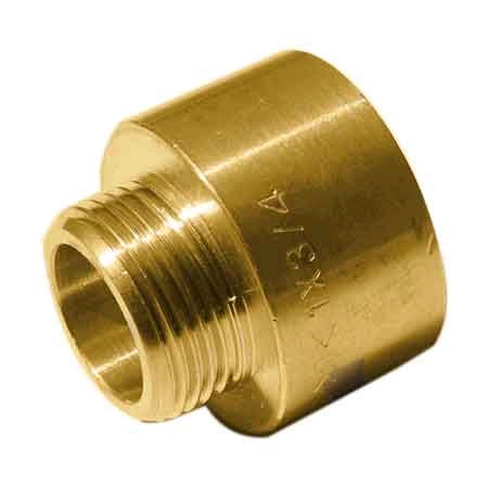 MANICOTTO RIDOTTO MASCHIO/FEMMINA OTTONE GIALLO 1/2x3/4 - MADE IN ITALY