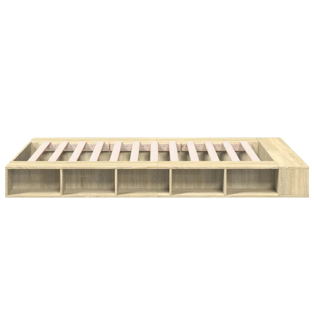 Giroletto-Struttura Letto Rovere Sonoma 120x200 cm in Legno Multistrato 422688