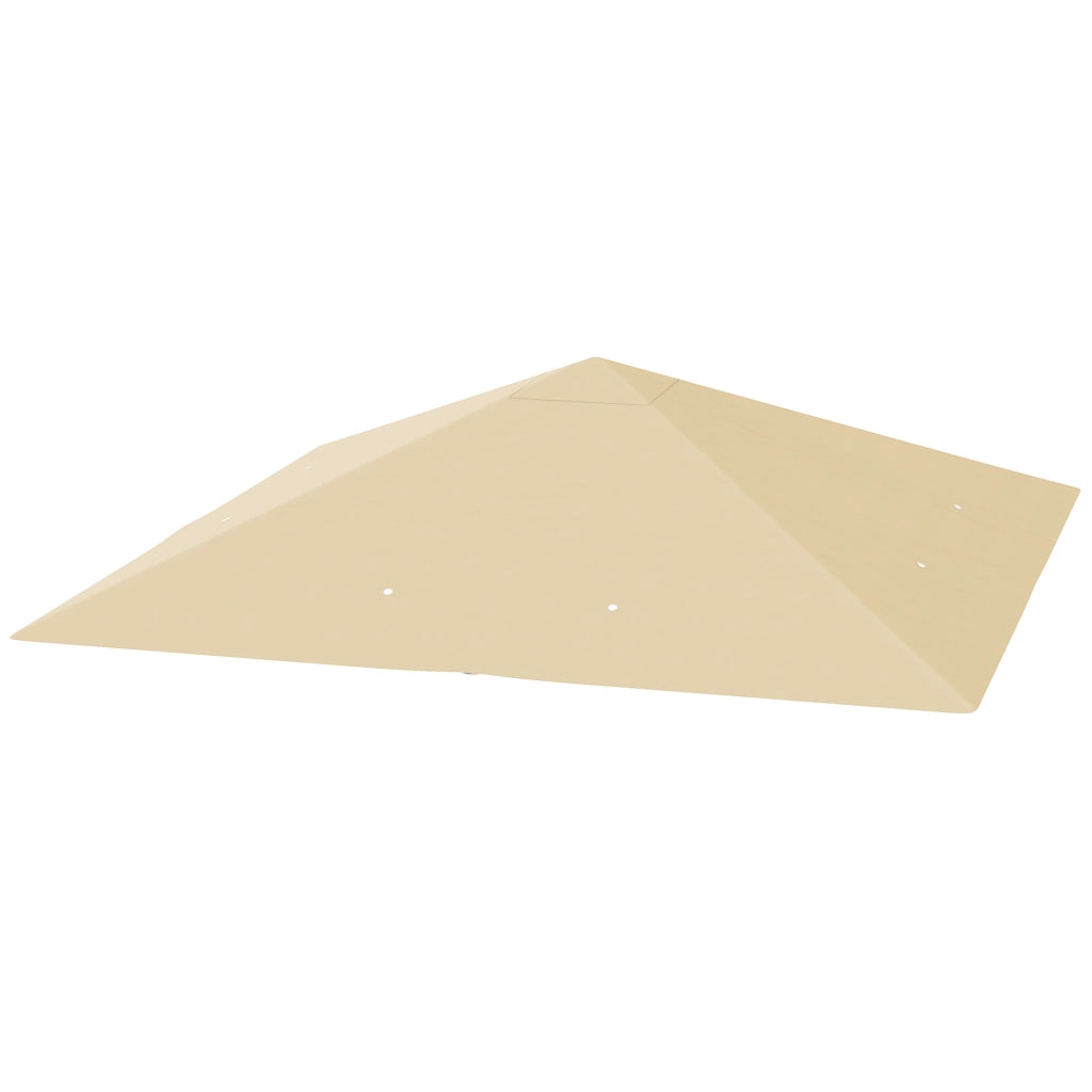 Copertura per gazebo 3x3 m ¨C zephmum ¨C tessuto Oxford 370 g/m2, impermeabile, UPF30+, beige