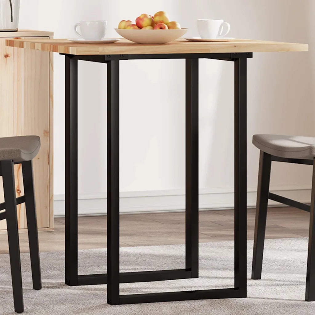Piano Tavolo Quadrato 70x70x2 cm in Legno Massello di Acacia
