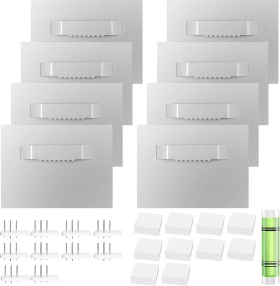 Hangers autoadesivi per foto e specchi - 8 pezzi, senza martelli, ideali per diverse superfici