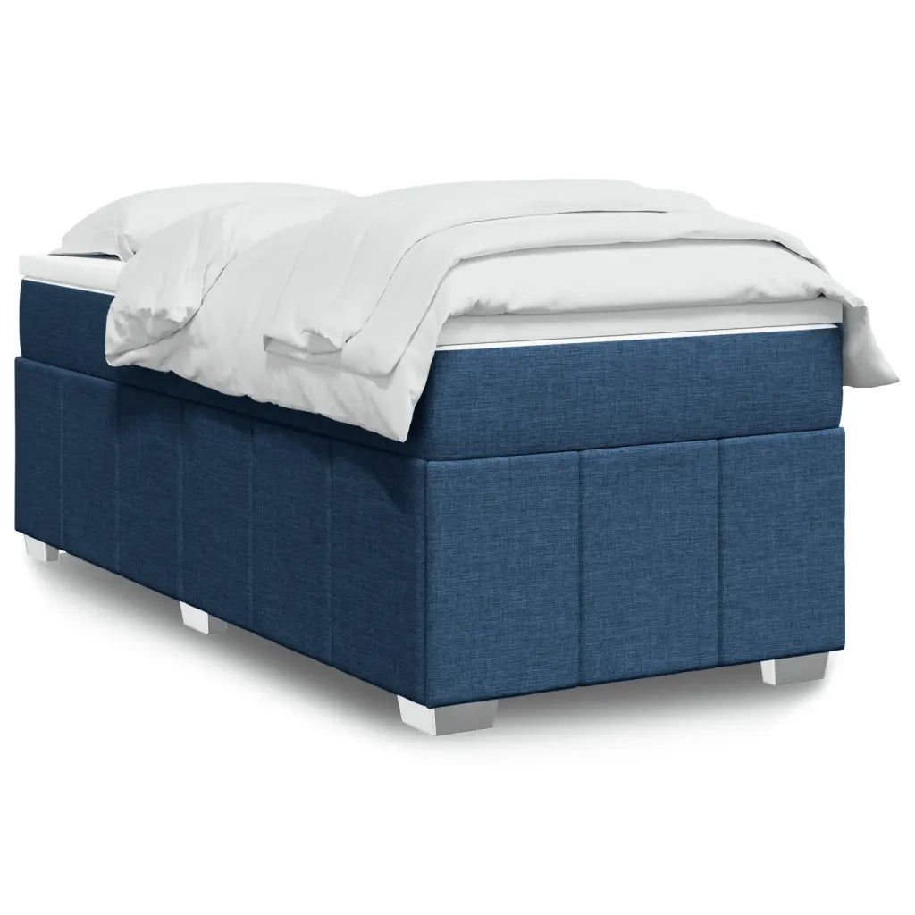 Giroletto a Molle con Materasso Blu 90x200 cm inTessuto 3285448