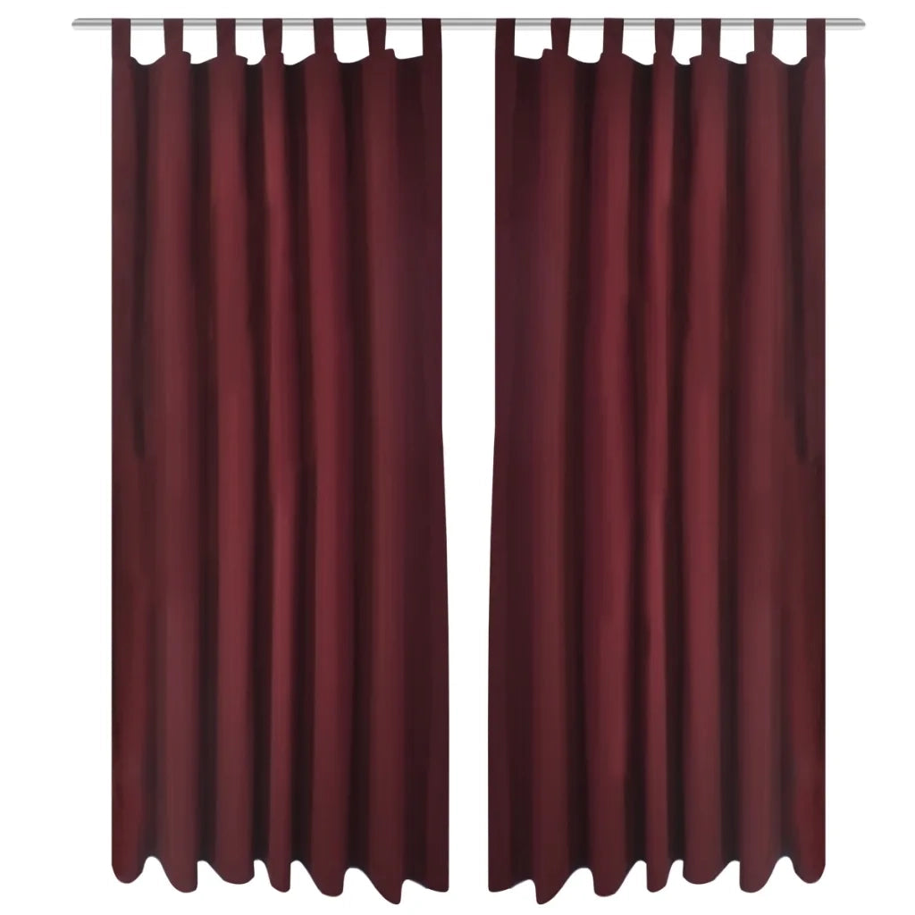 Tende Micro-Raso BordÃ² 2 pezzi con Occhielli 140 x 225 cmcod mxl 106445