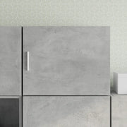 vidaXL Mobile a Parete Grigio Cemento 50x42,5x40 cm Legno Multistrato