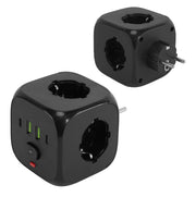 Multipresa Cubica 7-in-1 Jnh019 Black