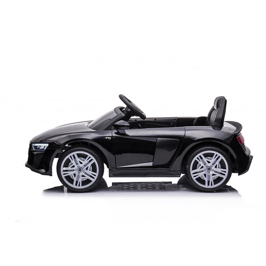 Macchina Elettrica per Bambini 12V Licenza Ufficiale New Audi R8 Spyder con Telecomando e Sedile in pelle Nero