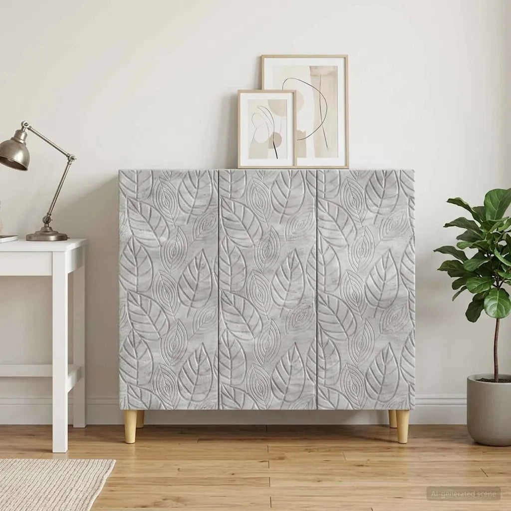 Credenza Grigio Cemento 89 x 34,5 x 80 cm Legno ingegnerizzato 895108
