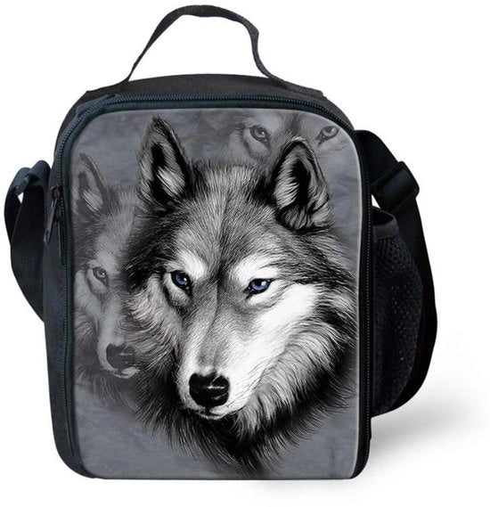 Borsa Isolante per Picnic con Stampo 3D, con Contenitore per Acqua, Cinturino Regolabile, per Bambini