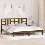 Giroletto senza Materasso-Struttura Letto Ambra 200x200 Legno Massello 999929