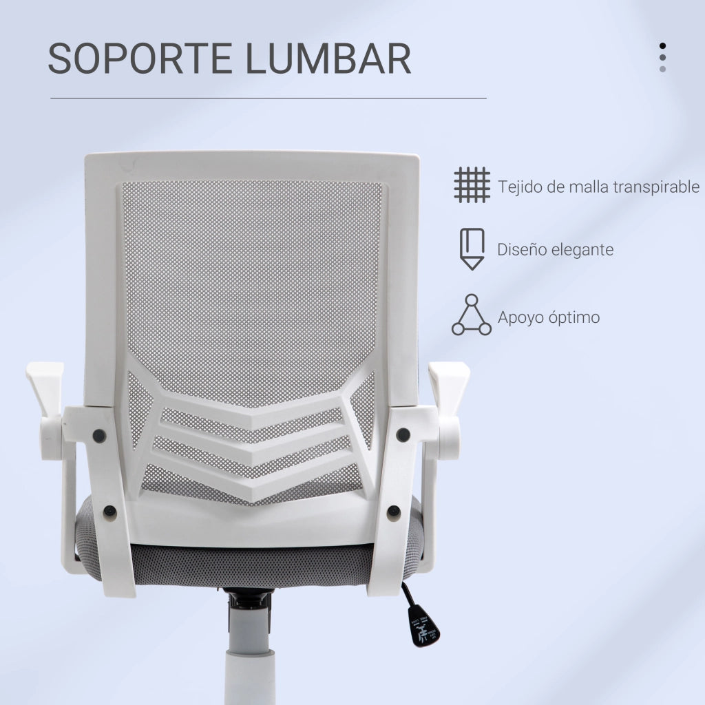 Sedia da Ufficio Ergonomic ¨C zephmum ¨C Grigio 62.5x55x94-104 cm