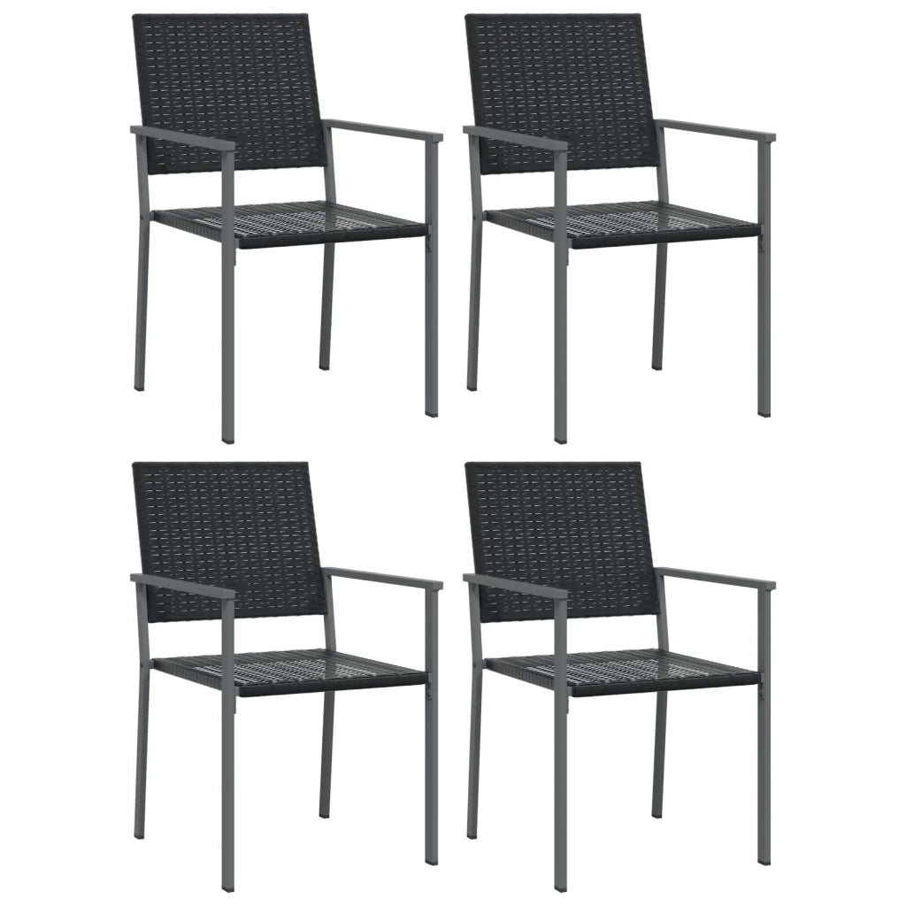 Set da Pranzo da Giardino 5 pz in Polyrattan e Acciaio 3187027