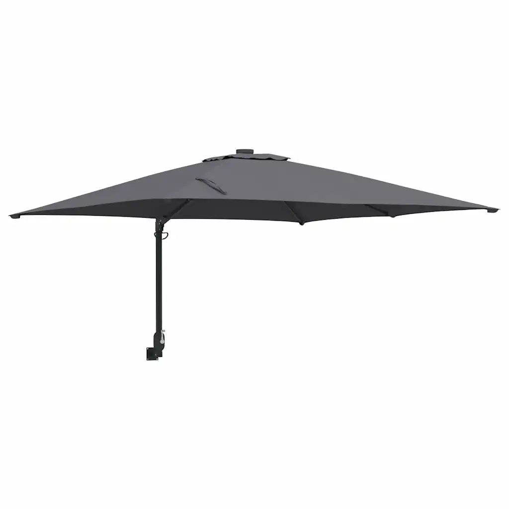 Ombrello da giardino-Ombrellone da spiaggia Antracite 248,5 x 247,5 x 160 cm 393248