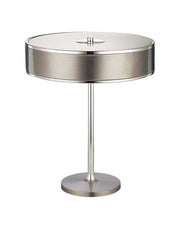 Lampada da tavolo moderna cromata Jazz Jupiter 2xE14