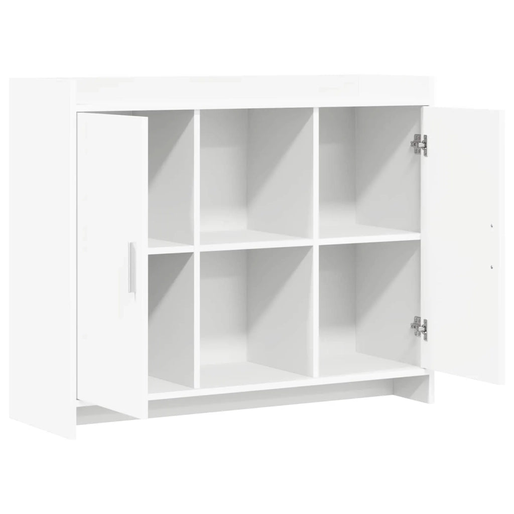 Credenza Bianco 98,5 x 33 x 80 cm Legno ingegnerizzato 8011131