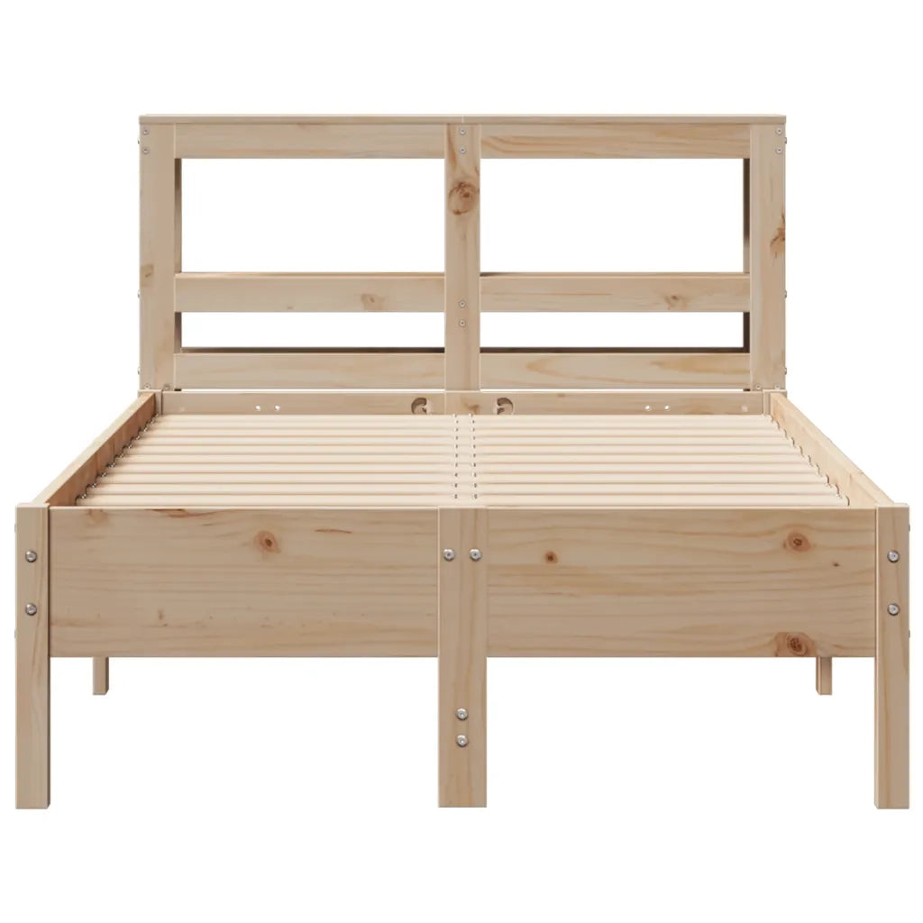Letto senza Materasso 75x190 cm in Legno Massello Pino 3306171