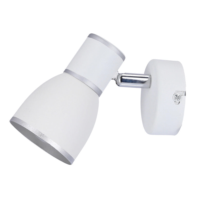 Applique orientabile Candellux FIDO 91-63366 bianco/cromo 1xE14